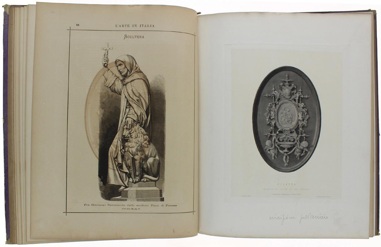 L' Arte In Italia. Rivista Mensile Di Belle Arti. Anno Quarto - 1872