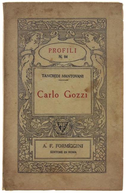 Carlo Gozzi - copertina