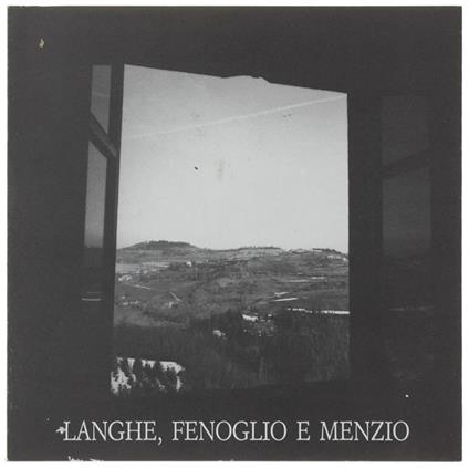 Langhe, Fenoglio E Menzio - Filippo Fossati - copertina