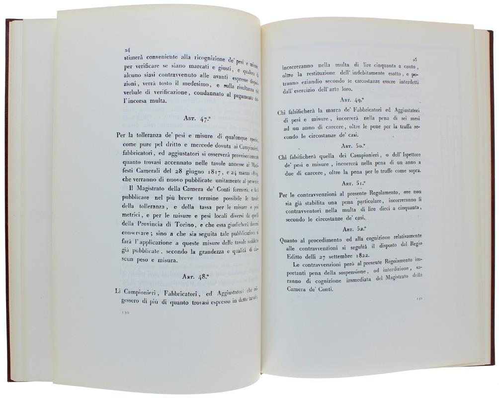 Due Pesi, Due Misure. Contributo Ad Una Migliore Conoscenza Degli Antichi Pesi E Misure In Uso In Piemonte
