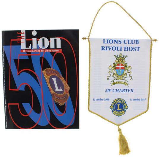 1951-2001 - Cinquant'Anni Di Lionismo Italiano. + Guidoncino Lions Club Di Rivoli - Autori Veri - Autori Vari - copertina