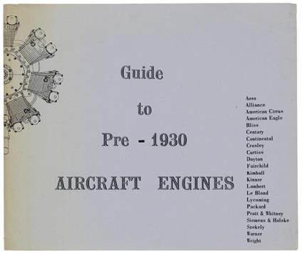 Guide To Pre-1930 Aircraft Engines - copertina