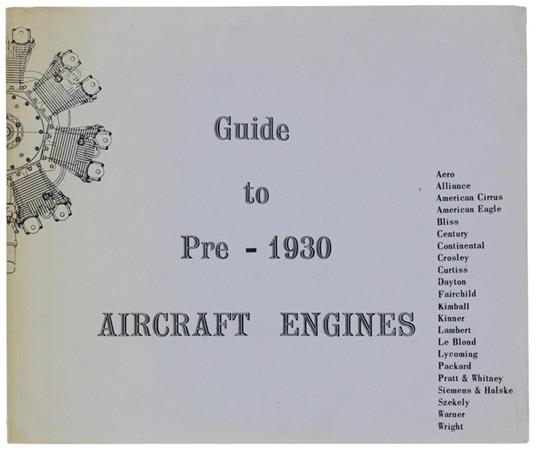 Guide To Pre-1930 Aircraft Engines - copertina