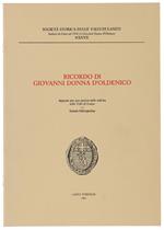 Ricordo Di Giovanni Donna D'Oldenico. Appunti Per Una Ricerca Sulla Cultura Nelle Valli Di Lanzo - Scheda Bibliografica