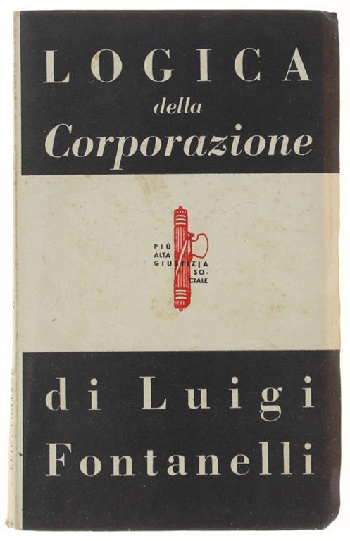 Logica Della Corporazione - Luigi Fontanella - copertina