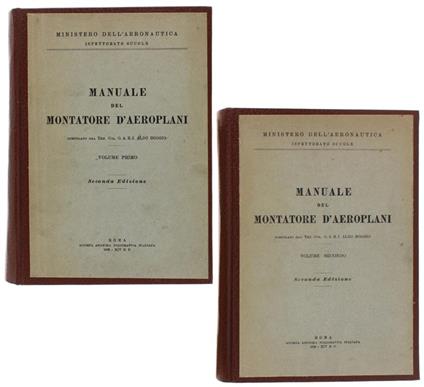 Manuale Del Montatore D'Aeroplani. Seconda Edizione - copertina