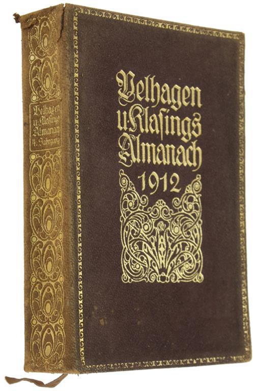 Almanach Herausgegeben Von Der Redaktion Von Velhagen Und Klasings Monatsheften - 1912 - copertina