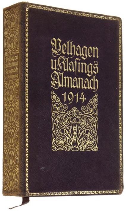 Almanach Herausgegeben Von Der Redaktion Von Velhagen Und Klasings Monatsheften - 1914 - copertina