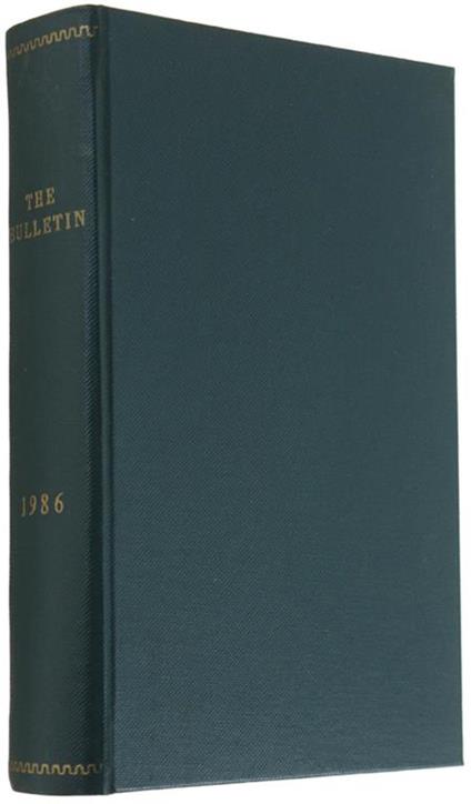 The Contract Bridge Bulletin 1986: Vol. 52 No. 1 - 2 - 3 - 4 - 5 - 6 (6 Issues Bound Together) - American Contract Bridge League - copertina