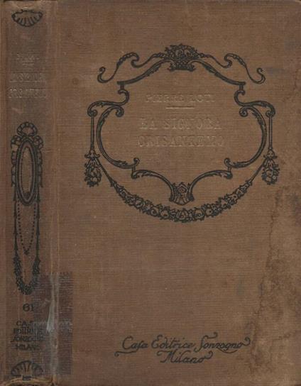 La signora Crisantemo - Pierre Loti - copertina