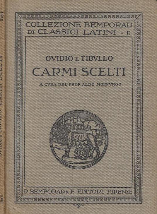 Carmi scelti - copertina