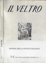 Il Veltro n. 5-6 Anno 1987