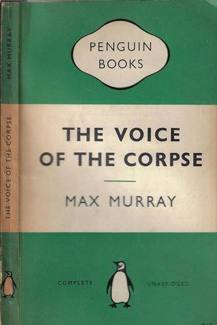The voice of the corpse - Max Murray - copertina
