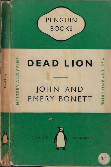 Dead lion - copertina