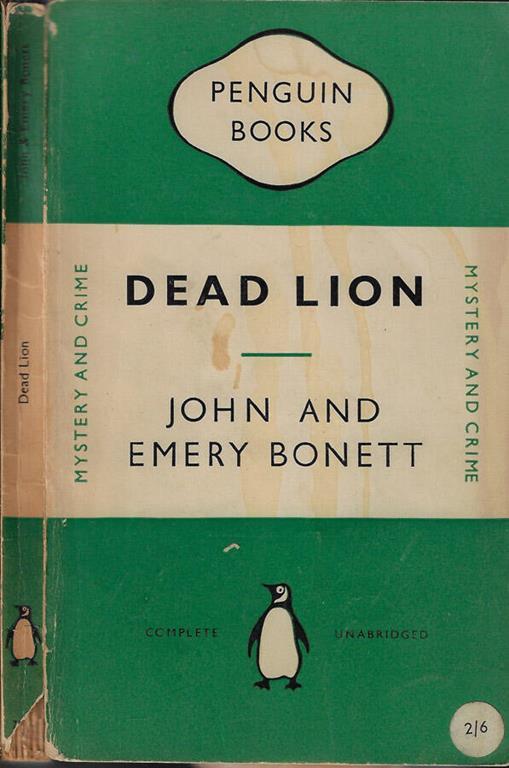 Dead lion - copertina