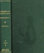 The American language. An inquiry into the development of english in the United States