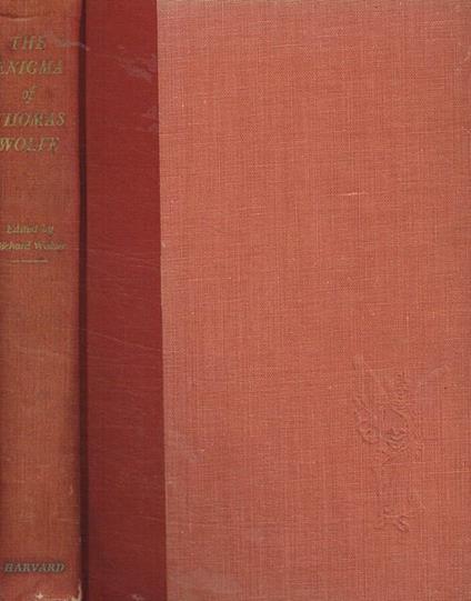The enigma of Thomas Wolfe - Richard Walker - copertina