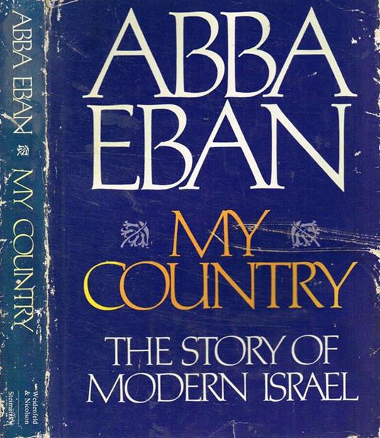 My country - Abba Eban - copertina
