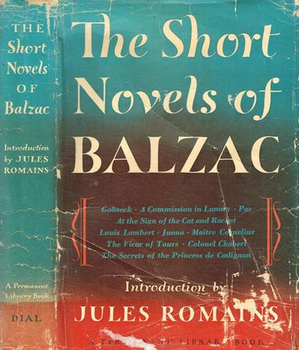 The short novels of Balzac - Honoré de Balzac - copertina