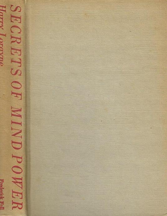 Harry Lorayne's secrets of mind power - Harry Lorayne - copertina