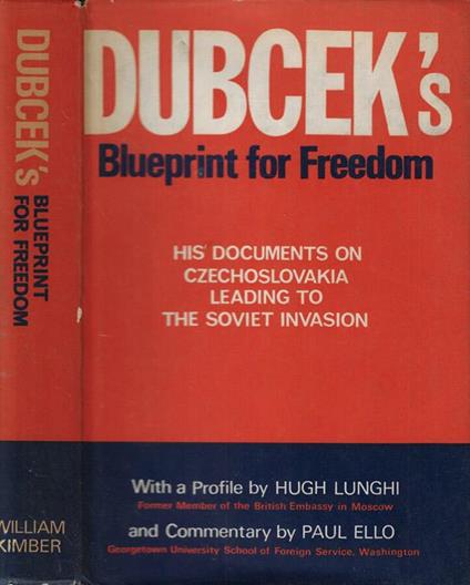 Dubcek's blueprint for freedom - copertina