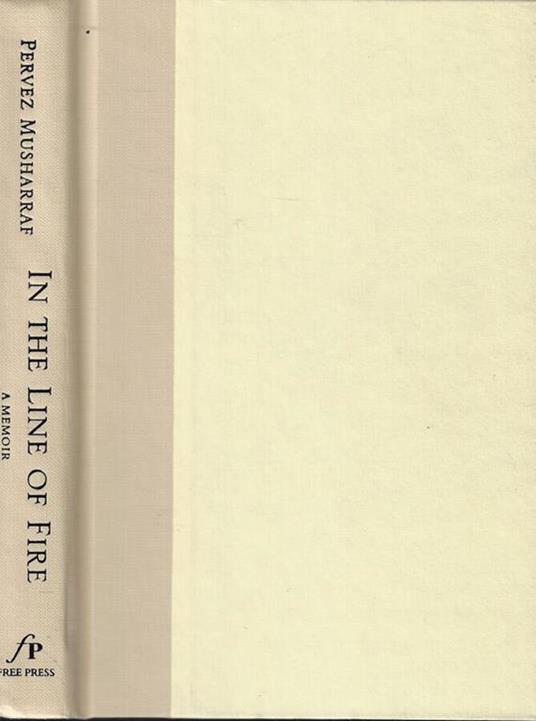 In the line on fire - Pervez Musharraf - copertina