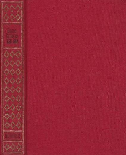 Giosue Carducci (1835-1907) - copertina