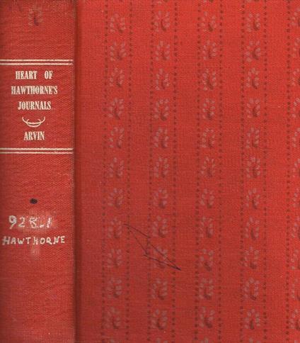 The heart of Hawthorne's journals - copertina