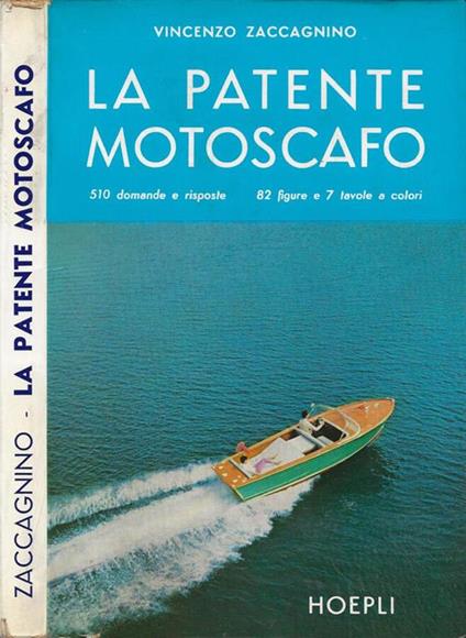 La patente del motoscafo - Vincenzo Zaccagnino - copertina