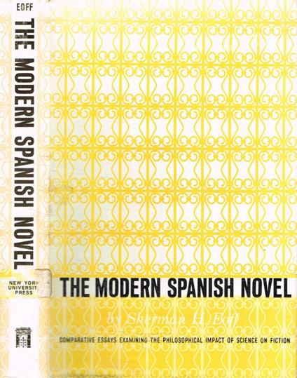 The modern spanish novel - copertina