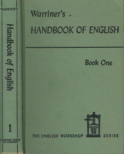 Handbook of english - copertina