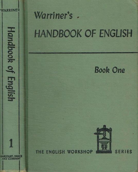 Handbook of english - copertina