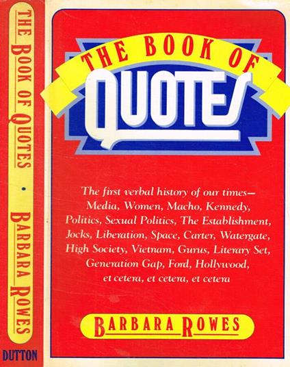 The book of quotes - copertina