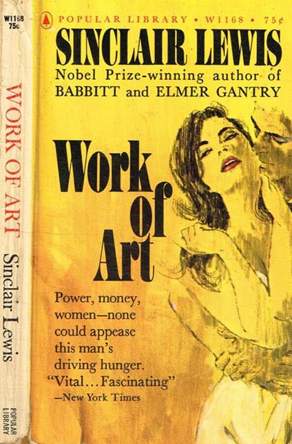 Work of art - Sinclair Lewis - copertina