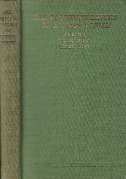 The golden treasury of longer poems - copertina