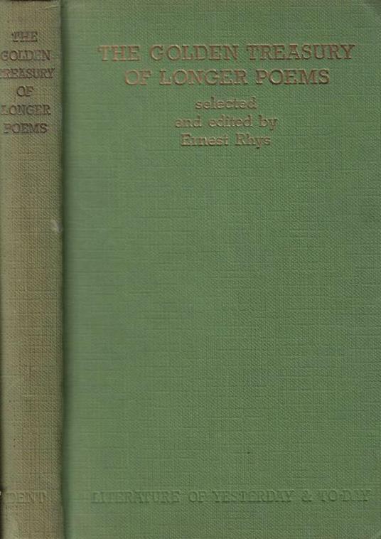 The golden treasury of longer poems - copertina