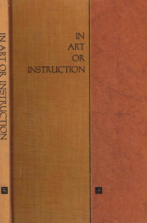 In art or instruction - copertina