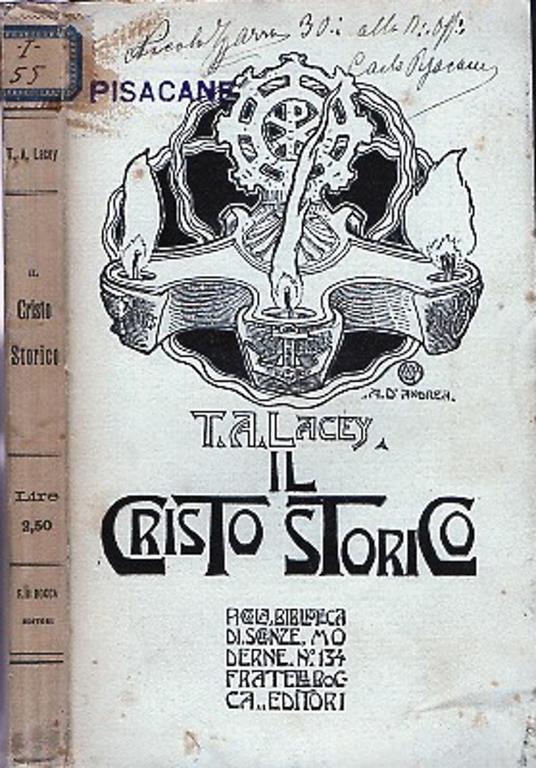 Il Cristo storico - copertina