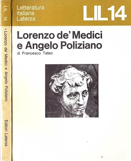 Lorenzo de' Medici e Angelo Poliziano - Francesco Tateo - copertina