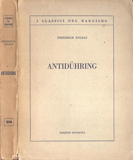 Antiduhring - Friedrich Engels - copertina