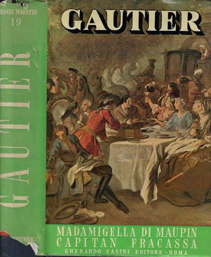 Madamigella di Maupin - Capitan Fracassa - Théophile Gautier - copertina