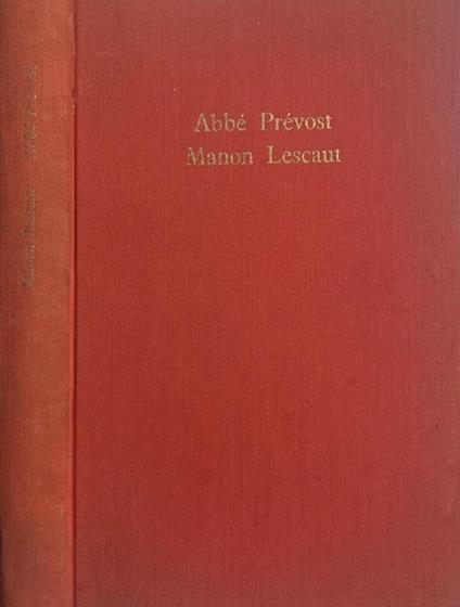 Manon Lescaut - copertina