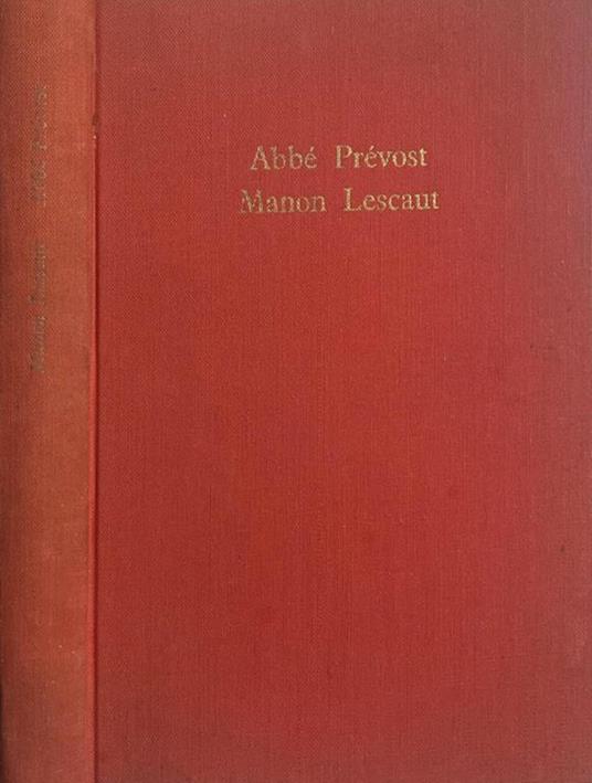 Manon Lescaut - copertina