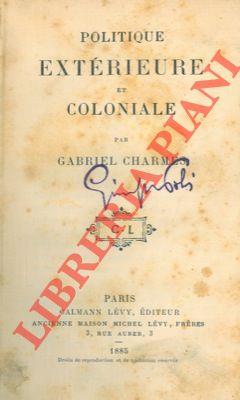 Politique extérieure et coloniale