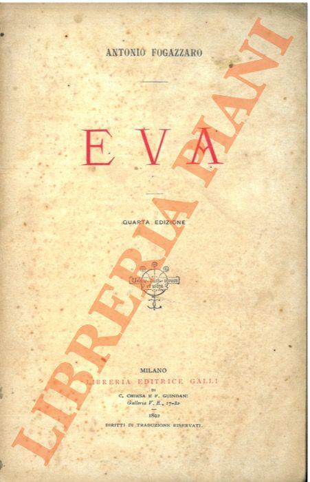 Eva - Antonio Fogazzaro - copertina