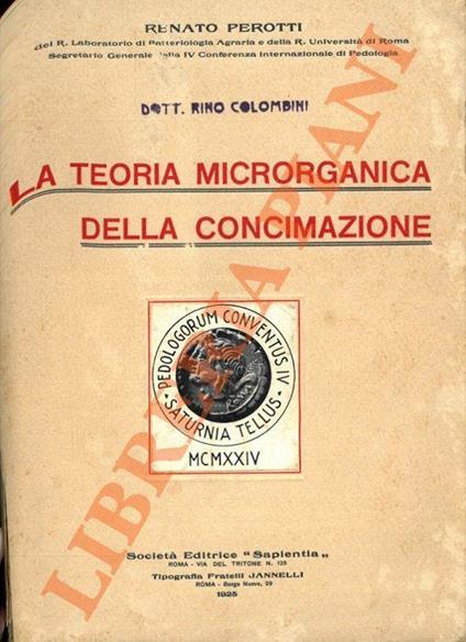 La teoria microrganica della concimazione - copertina