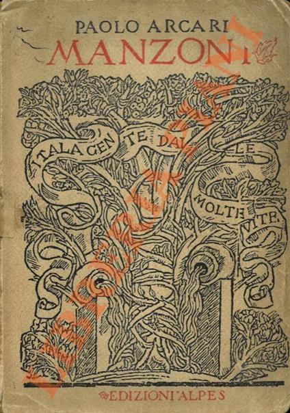 Manzoni - Paolo Arcari - copertina