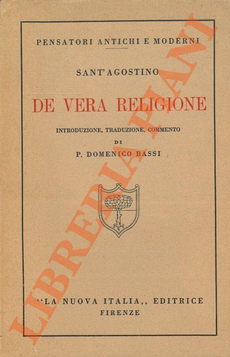 De Vera Religione - Agostino (sant') - copertina