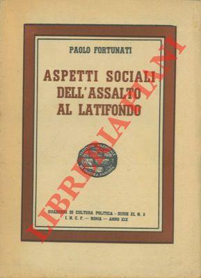 Aspetti sociali dell' assalto al latifondo - Paolo Fortuna - copertina