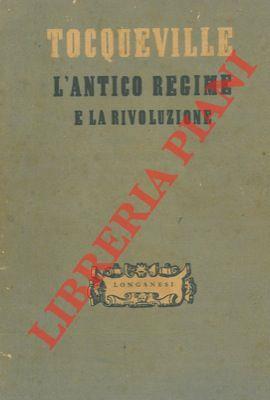 L' antico regime e la rivoluzione - Alexis de Tocqueville - copertina